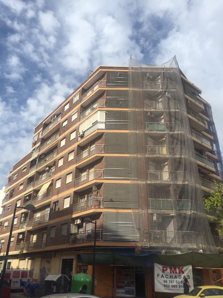 Reparación fachada edificio Valencia