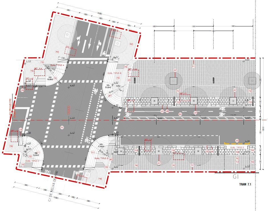 Proyecto constructivo de reurbanización de la calle Pere IV: Trabajos de MasterPlan Proyecto constructivo de reurbanización de la calle Pere IV: Trabajos de MasterPlan