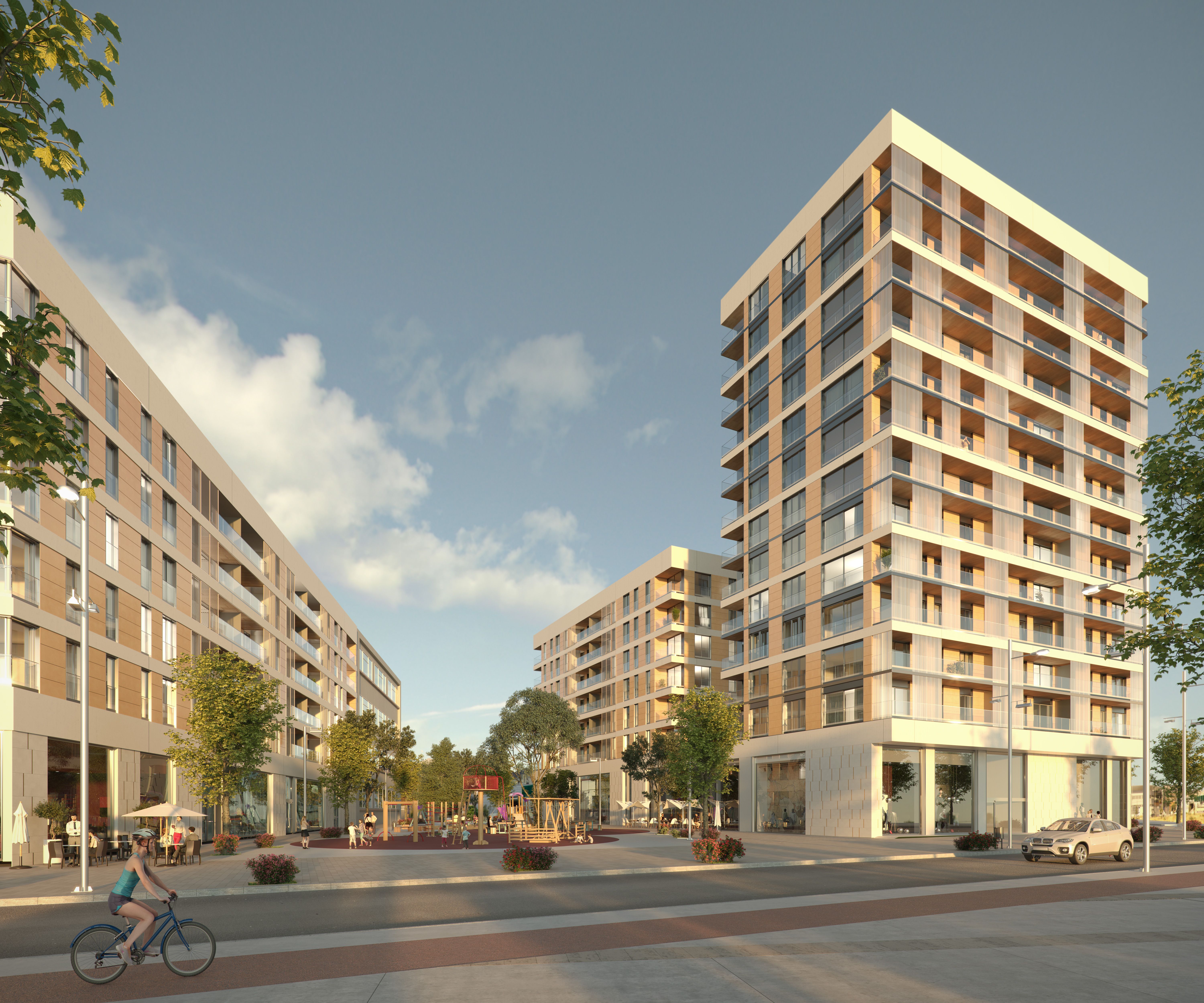 Obras conjunto residencial de 148 viviendas en Port Badalona: Trabajos de MasterPlan Obras conjunto residencial de 148 viviendas en Port Badalona: Trabajos de MasterPlan