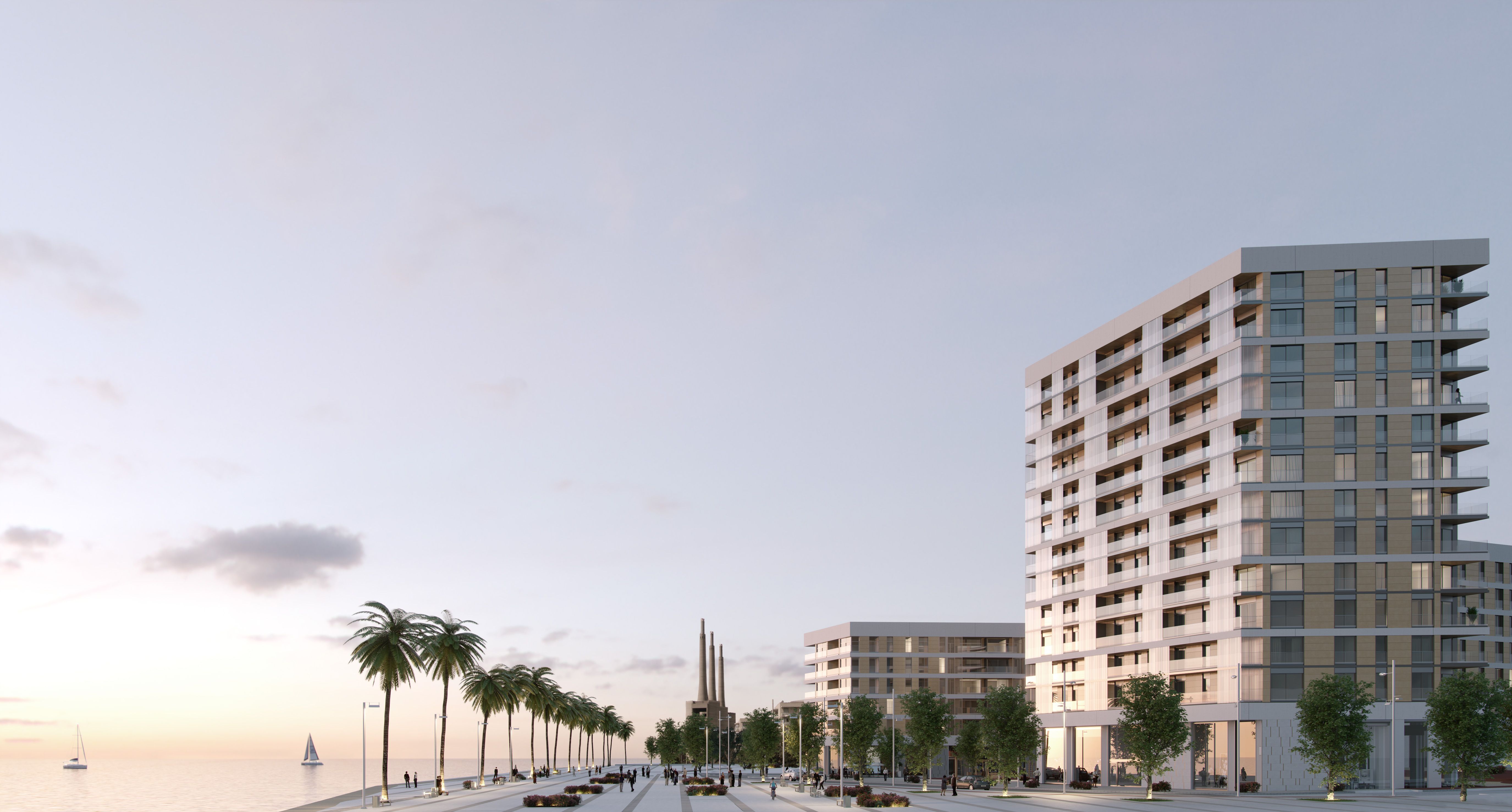 Obras conjunto residencial de 148 viviendas en Port Badalona: Trabajos de MasterPlan Obras conjunto residencial de 148 viviendas en Port Badalona: Trabajos de MasterPlan