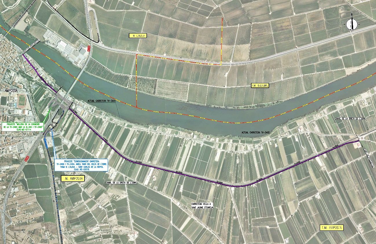 Proyecto constructivo carretera variante de Amposta: Trabajos de MasterPlan Proyecto constructivo carretera variante de Amposta: Trabajos de MasterPlan