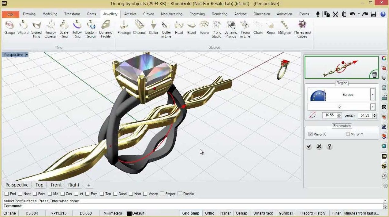 Curso de joyería en 3D Curso de joyería en 3D