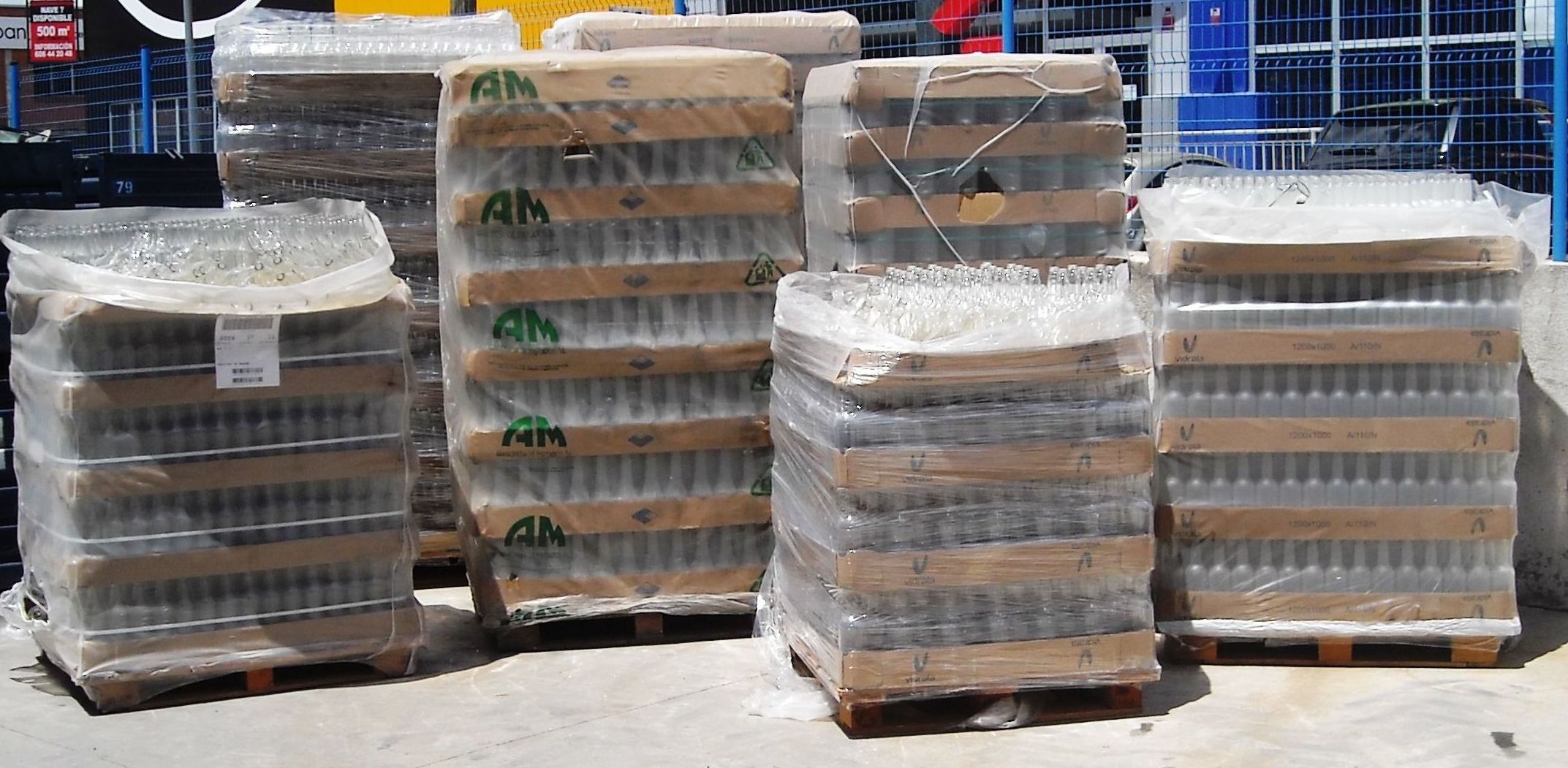 Recogida de envases paletizados Recogida de envases paletizados