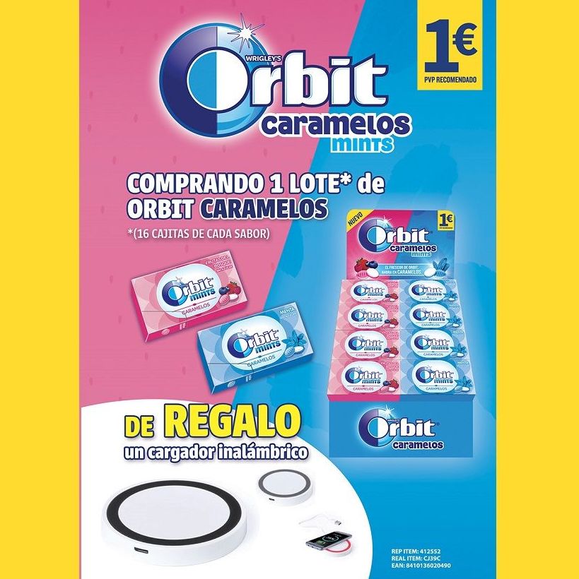LOTE ORBIT CARAMELOS MINTS: Productos de Sarigabo, S. L. }}