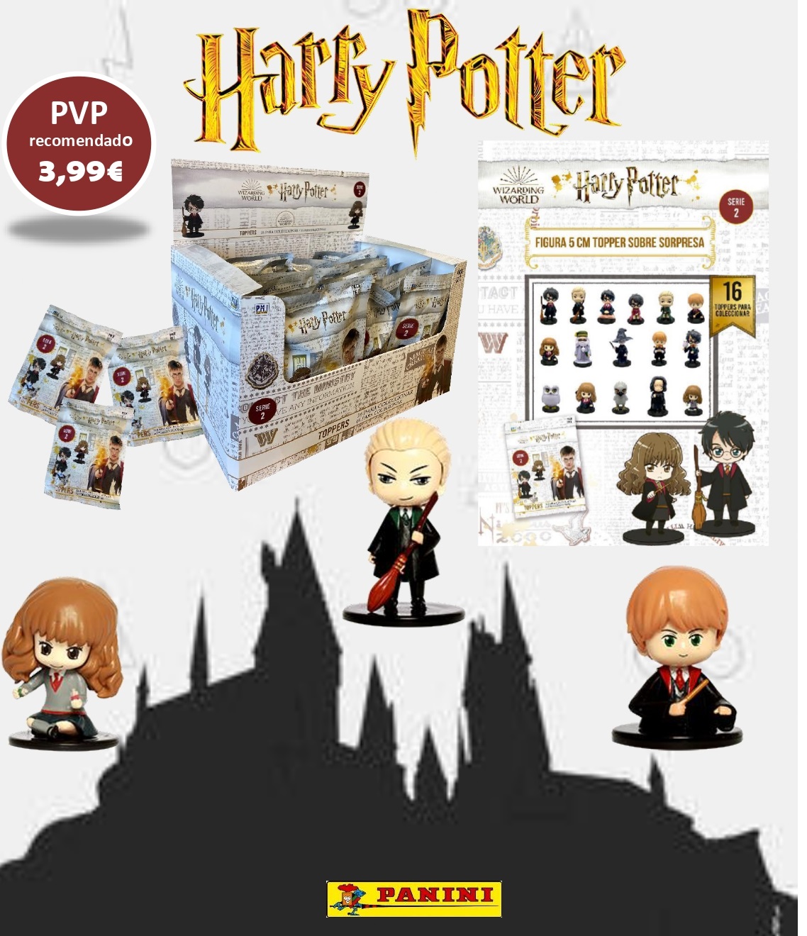 PANINI HARRY POTTER TOPPERS: Productos de Sarigabo, S. L. }}