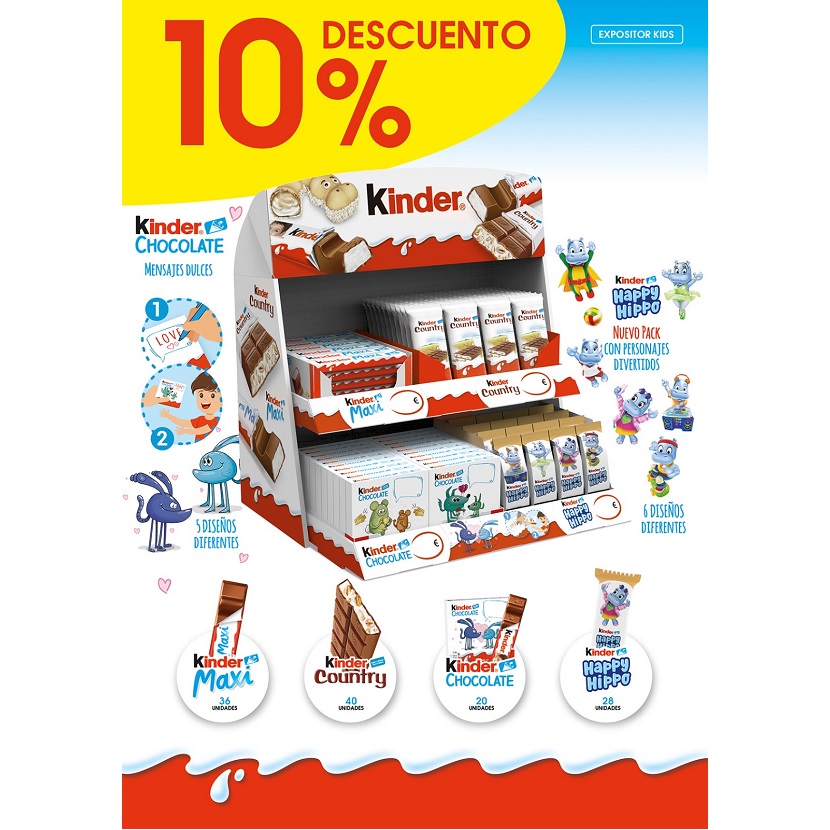 EXPOSITOR KIDS DE KINDER: Productos de Sarigabo, S. L. }}