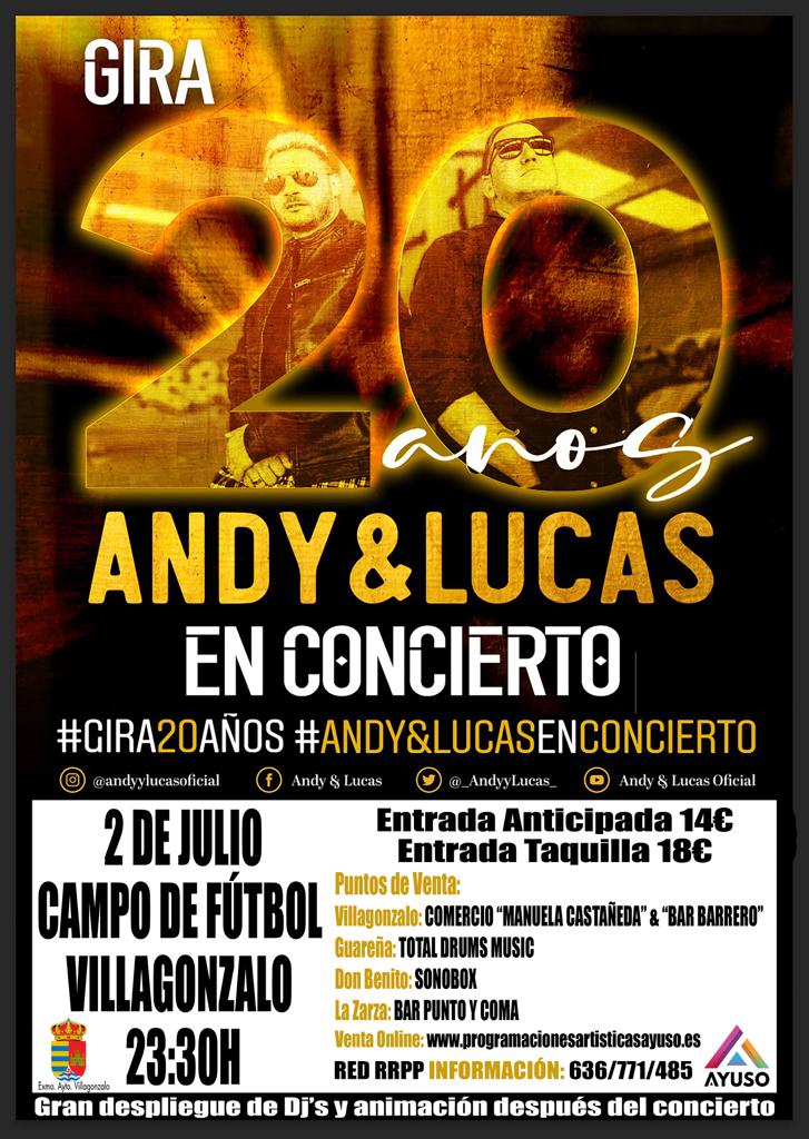 Concierto de Andy & Lucas: Servicios de Programaciones Artísticas Ayuso Concierto de Andy & Lucas: Servicios de Programaciones Artísticas Ayuso