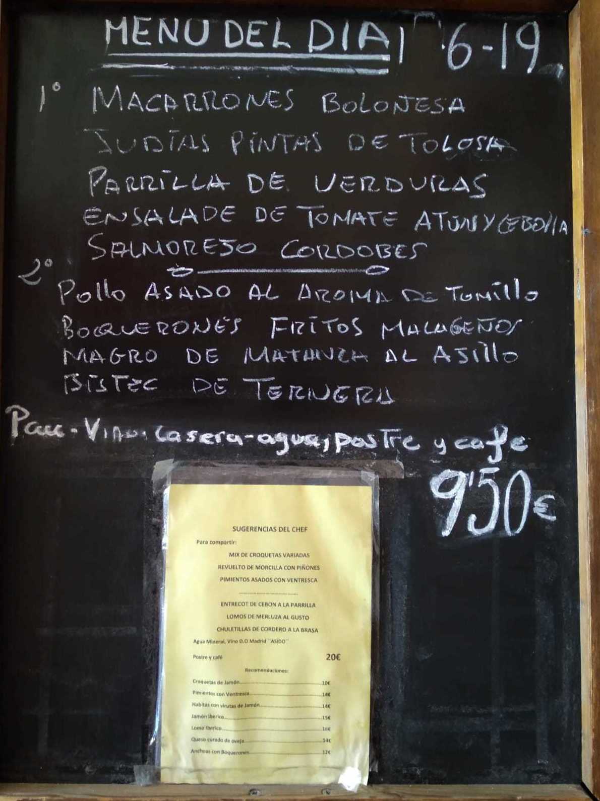Menú del día: Carta y menús de Restaurante Gonzalo Menú del día: Carta y menús de Restaurante Gonzalo