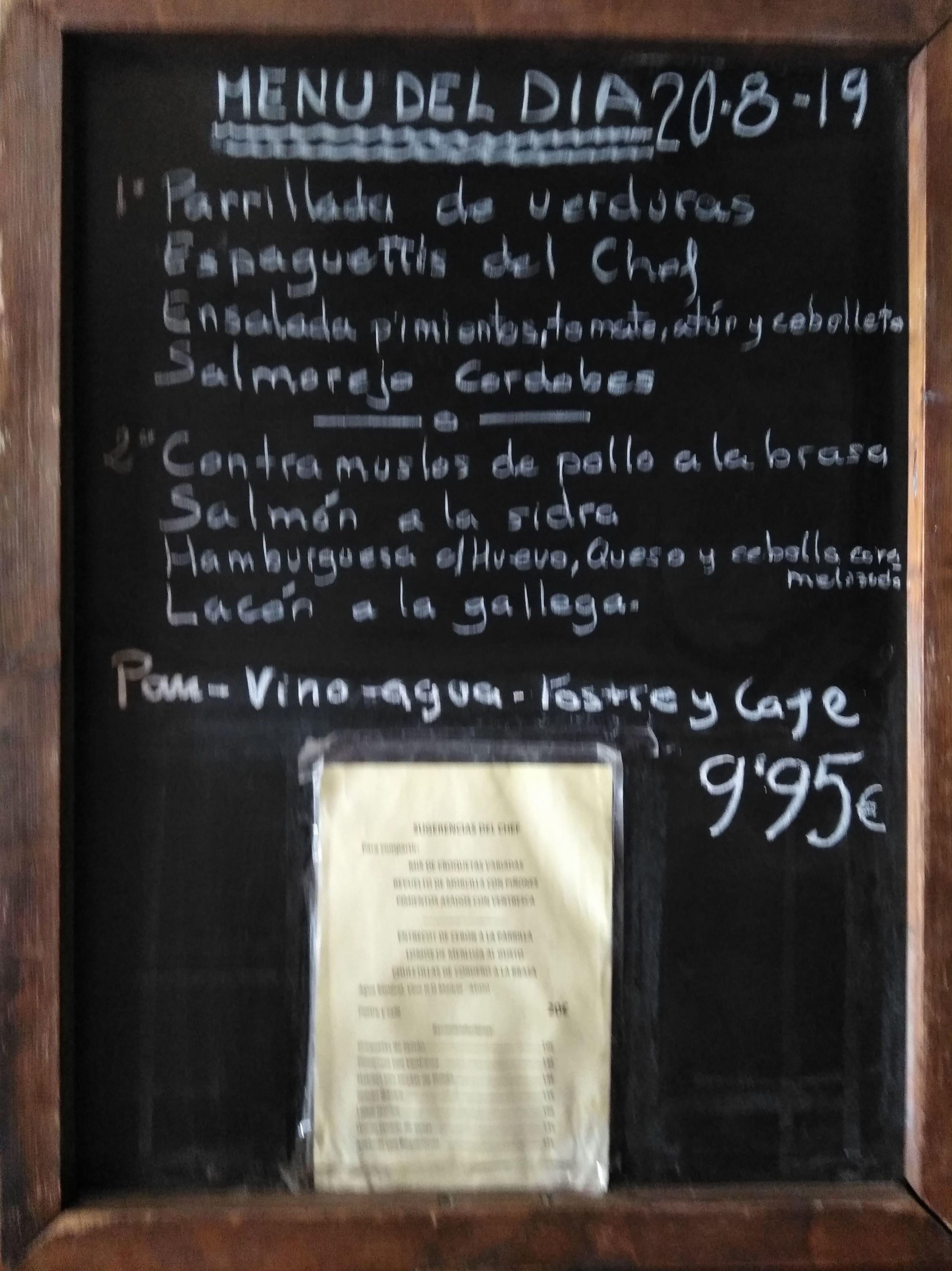 Menú del día: Carta y menús de Restaurante Gonzalo Menú del día: Carta y menús de Restaurante Gonzalo