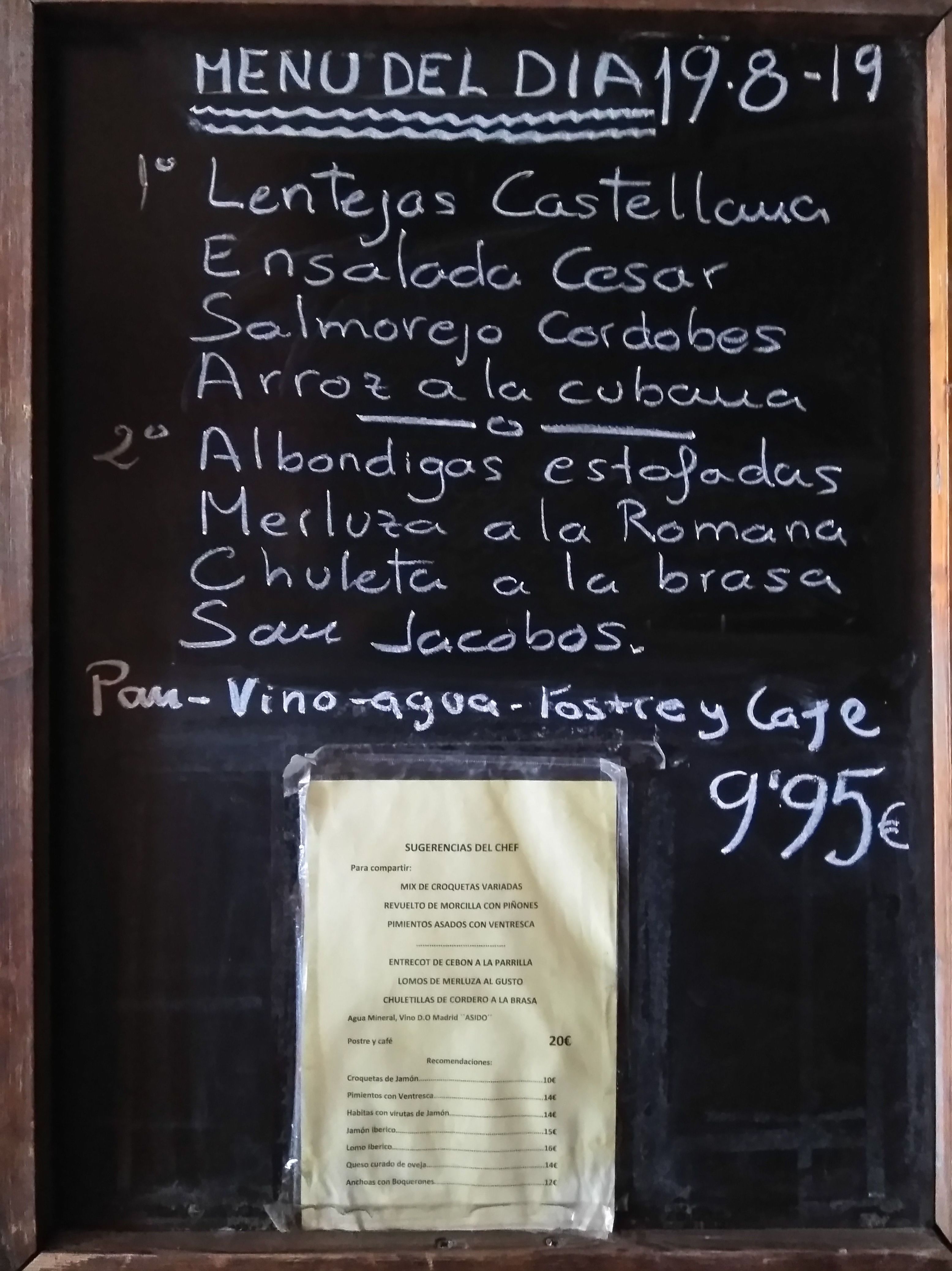 Menú del día: Carta y menús de Restaurante Gonzalo Menú del día: Carta y menús de Restaurante Gonzalo