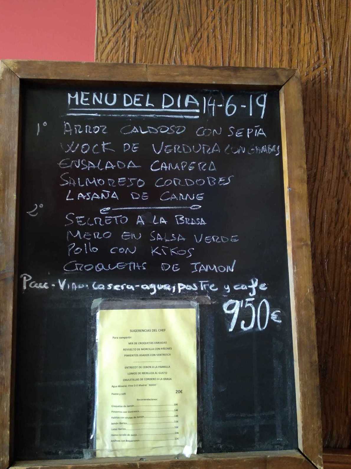 Menú del día: Carta y menús de Restaurante Gonzalo Menú del día: Carta y menús de Restaurante Gonzalo