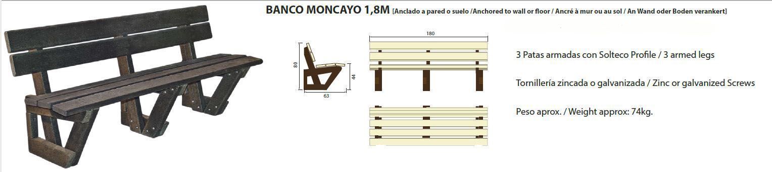 Banco Moncayo 1.8: ¿Qué podemos ofrecerte? de CM PLASTIK RECYCLING SL Banco Moncayo 1.8: ¿Qué podemos ofrecerte? de CM PLASTIK RECYCLING SL