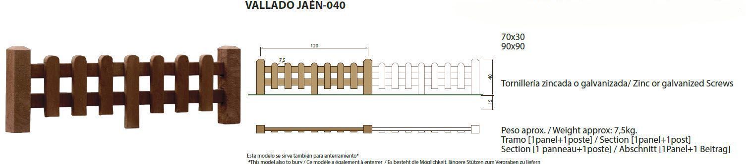 Vallado Jaén 040: ¿Qué podemos ofrecerte? de CM PLASTIK RECYCLING SL Vallado Jaén 040: ¿Qué podemos ofrecerte? de CM PLASTIK RECYCLING SL