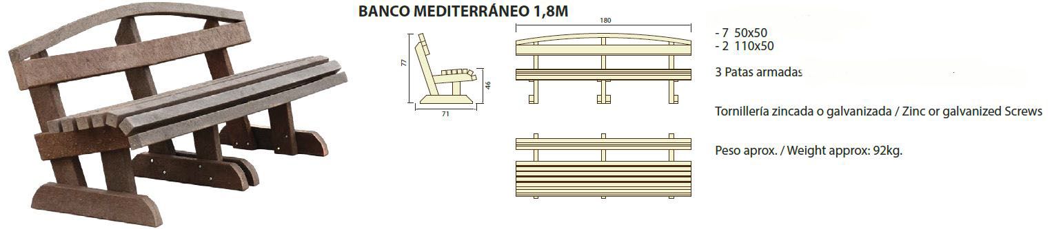 Banco mediterráneo: ¿Qué podemos ofrecerte? de CM PLASTIK RECYCLING SL Banco mediterráneo: ¿Qué podemos ofrecerte? de CM PLASTIK RECYCLING SL