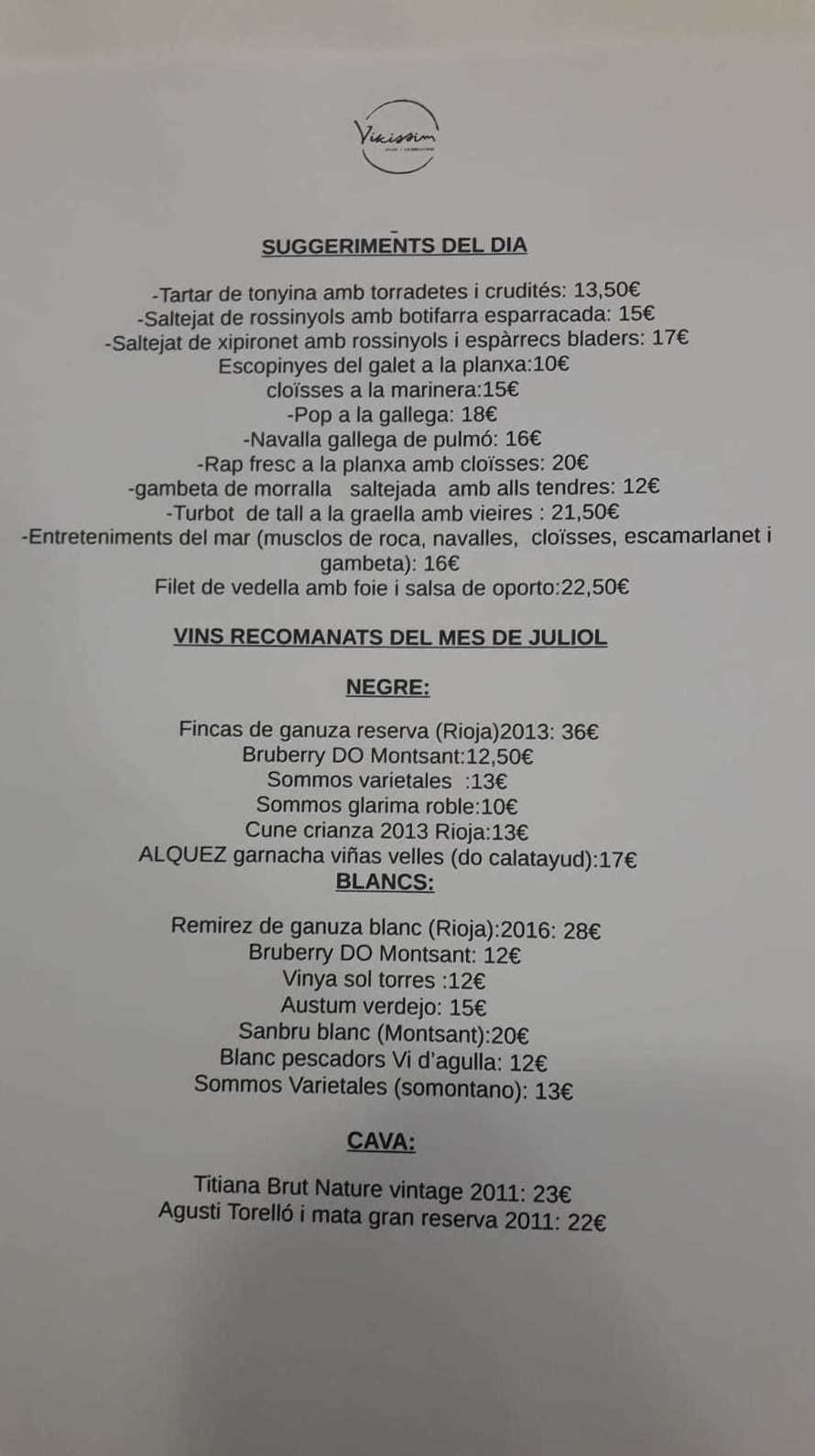 Nuestros Menús y Platos Recomendados: Especialidades de Restaurant Vikissim Nuestros Menús y Platos Recomendados: Especialidades de Restaurant Vikissim