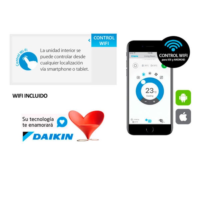 WIFI INCLUIDO DAIKIN WIFI INCLUIDO DAIKIN