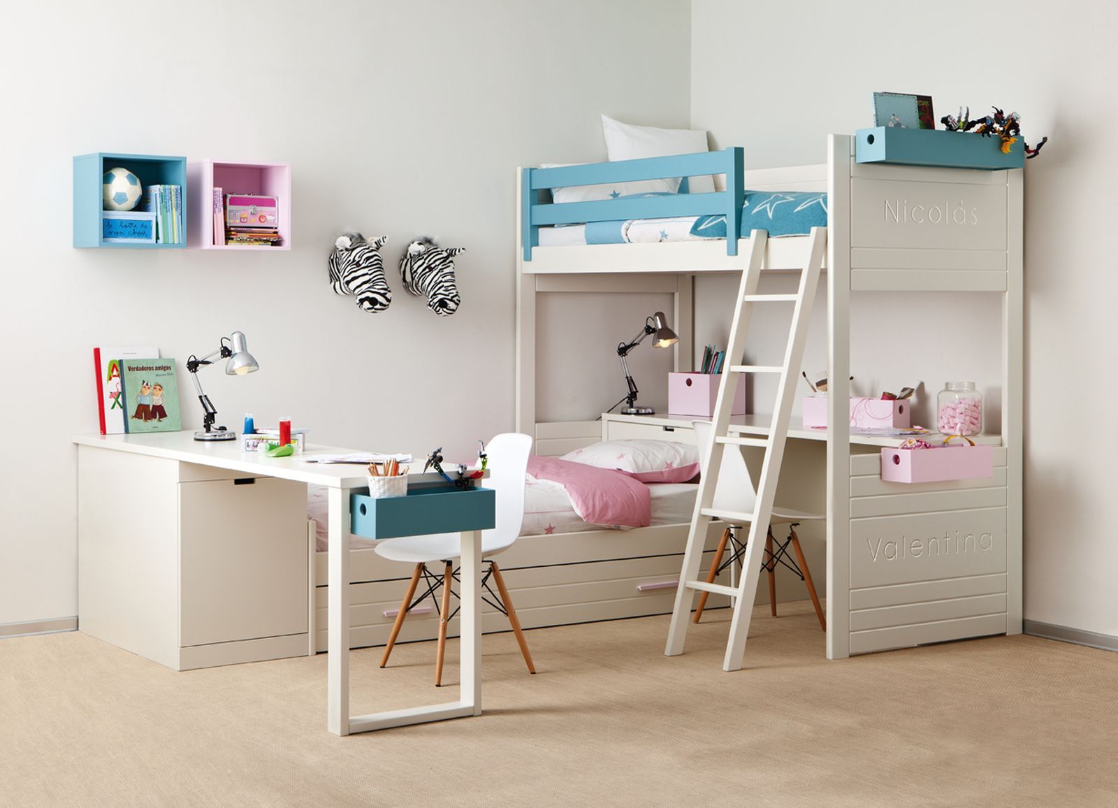 Litera XL con cama nido: Colecciones de El Cuarto de Micky Litera XL con cama nido: Colecciones de El Cuarto de Micky