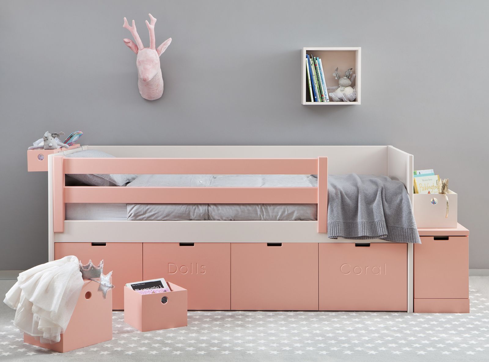 Cama nido juguetero modelo Liso: Colecciones de El Cuarto de Micky Cama nido juguetero modelo Liso: Colecciones de El Cuarto de Micky