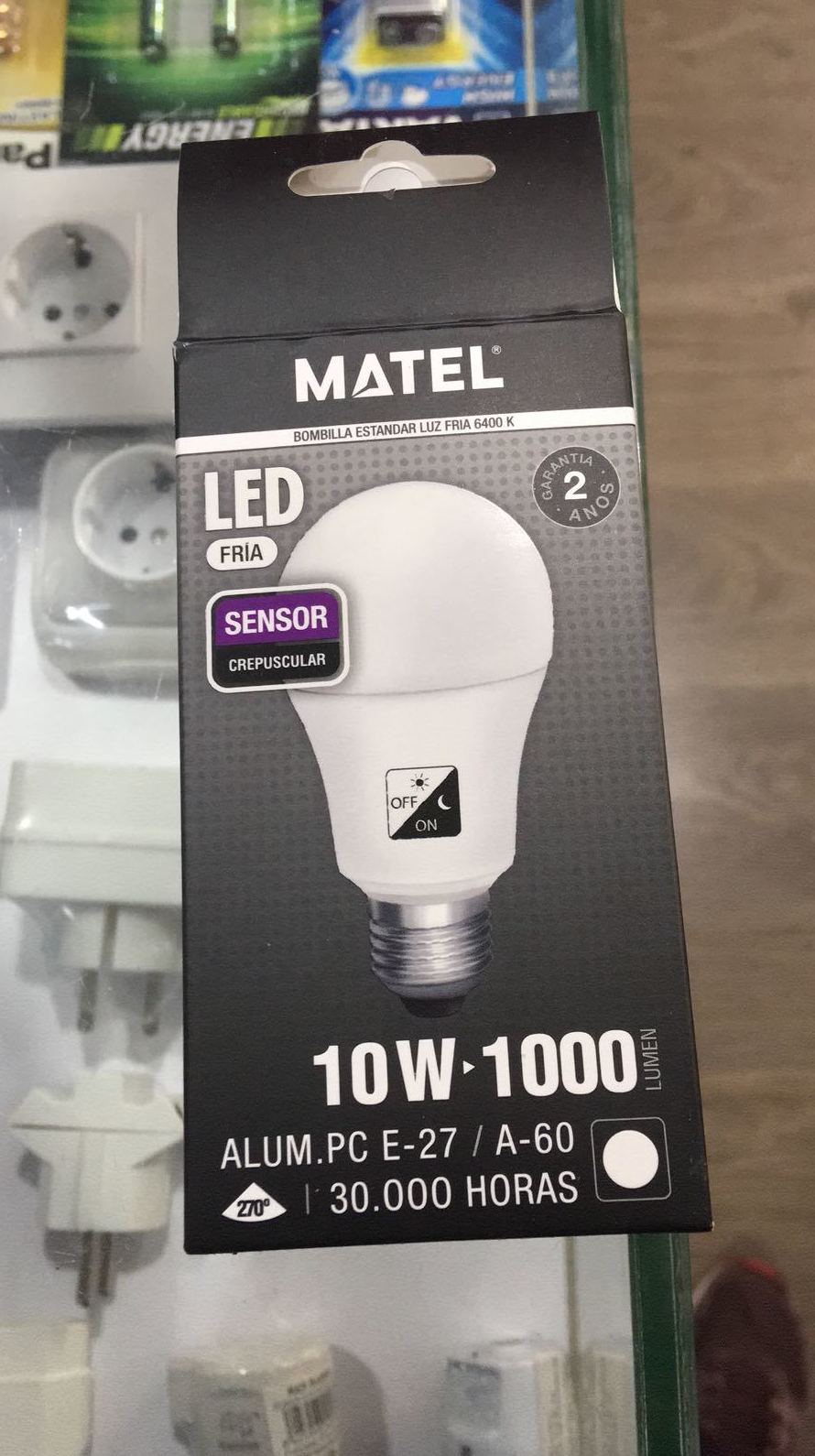 Bombillas Led 10w con Sensor Crepuscular Bombillas Led 10w con Sensor Crepuscular