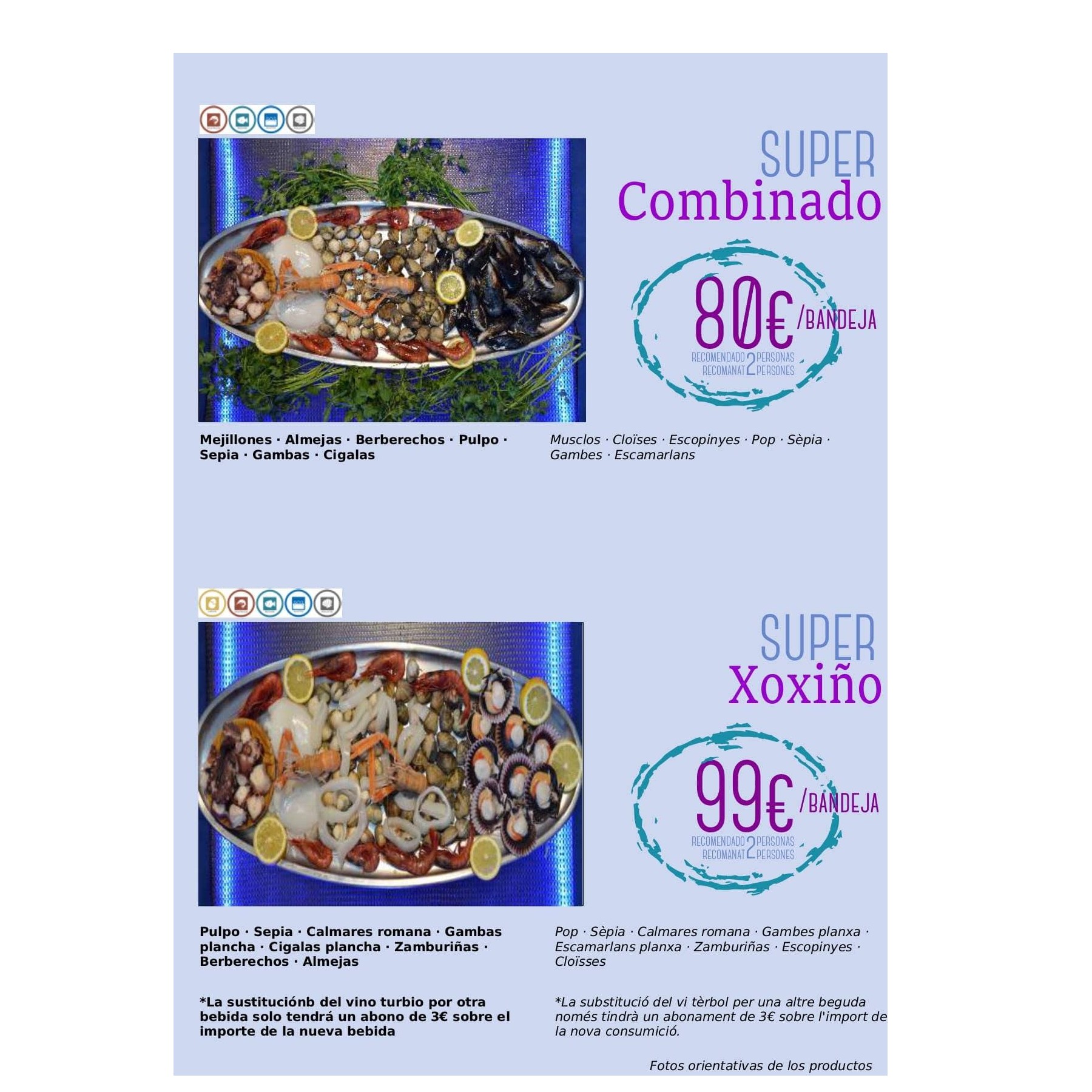 Especialidades: Productos y servicios de A'Cañota Especialidades: Productos y servicios de A'Cañota