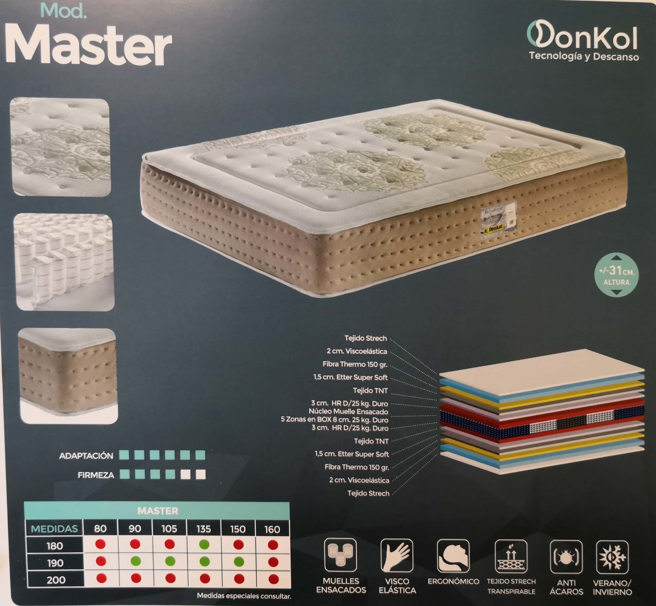 Colchon 90x190 310€ 135x190 405€ 150x190 420€ Colchon 90x190 310€ 135x190 405€ 150x190 420€
