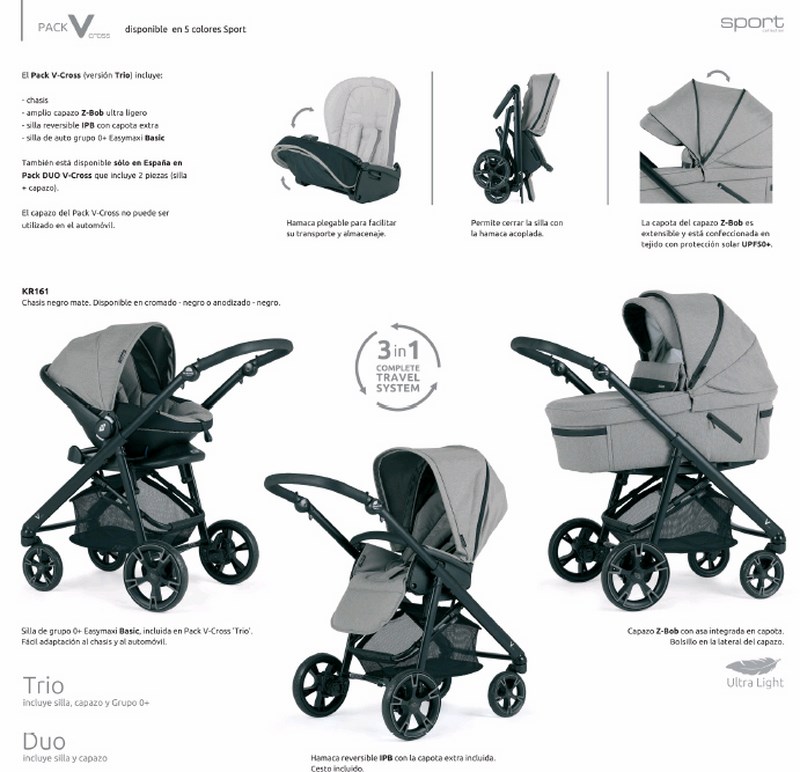 COCHE BEBECAR TRIO V SPORT KR162 COCHE BEBECAR TRIO V SPORT KR162