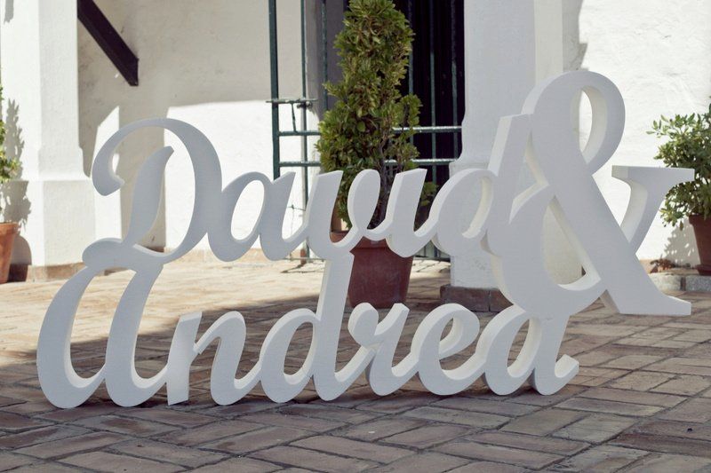 Letras para bodas. Nombres completos Letras para bodas. Nombres completos