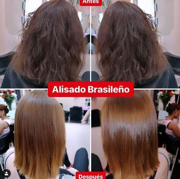 Alisado permanente brasileño: Servicios de Peluña's París Alisado permanente brasileño: Servicios de Peluña's París