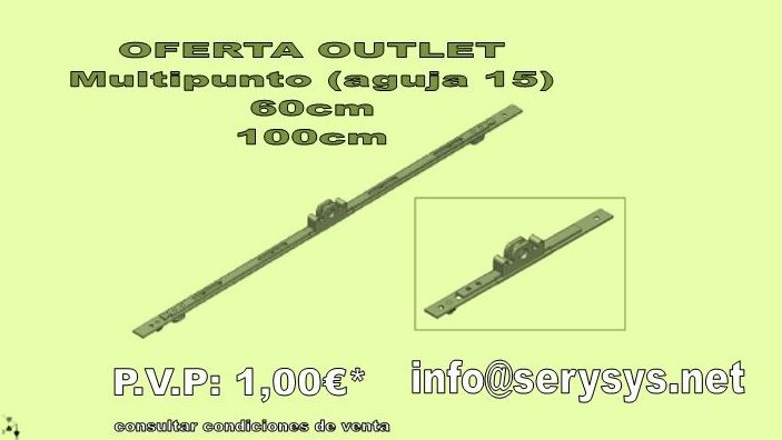 Oferta Outlet Multipunto ( aguja 15 ) - OFERTA AGOTADA : Productos de Serysys Oferta Outlet Multipunto ( aguja 15 ) - OFERTA AGOTADA : Productos de Serysys