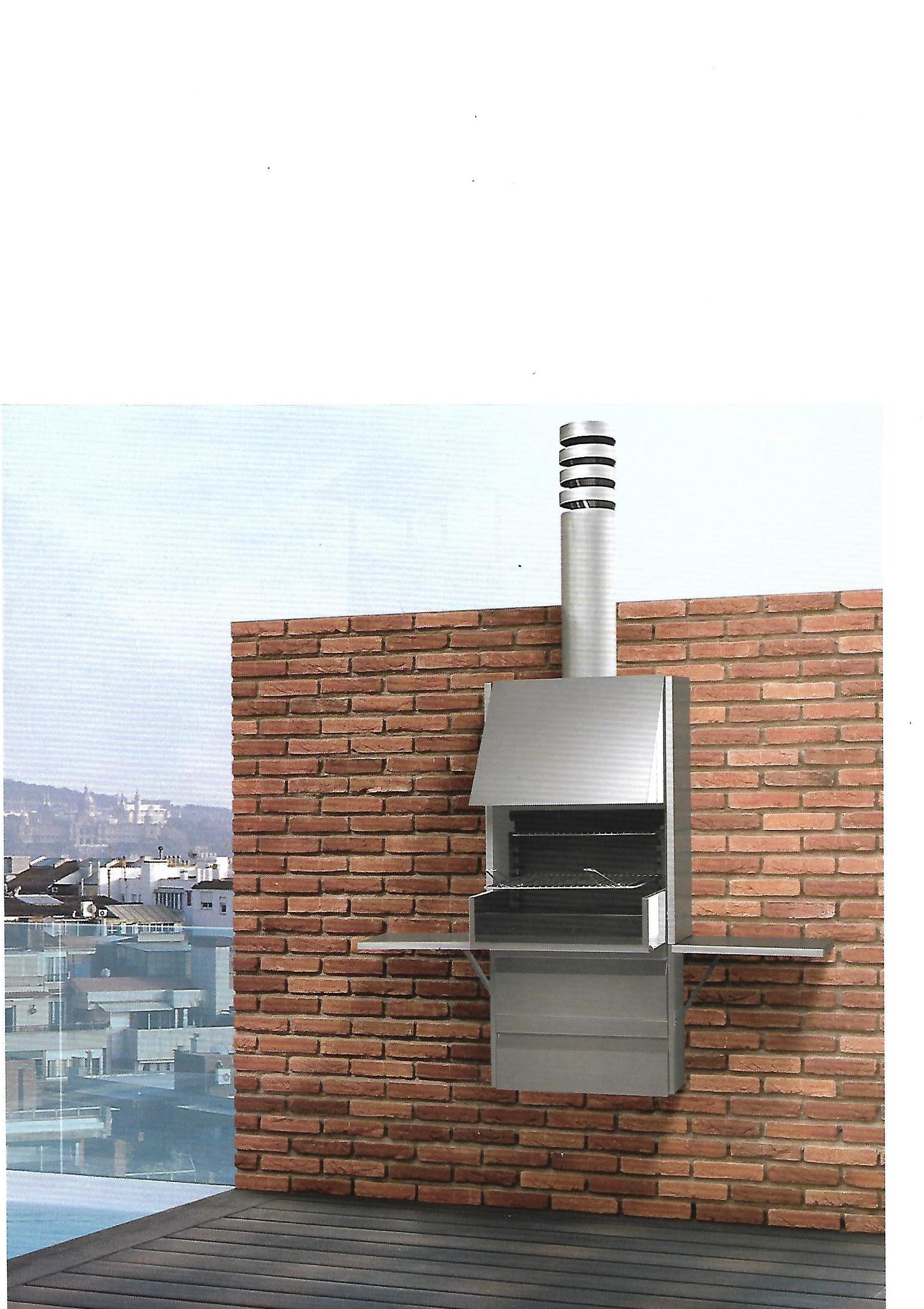 BARBACOA MOD. PLEK 66 INOX: Catálogo de Chimeneas Mado BARBACOA MOD. PLEK 66 INOX: Catálogo de Chimeneas Mado