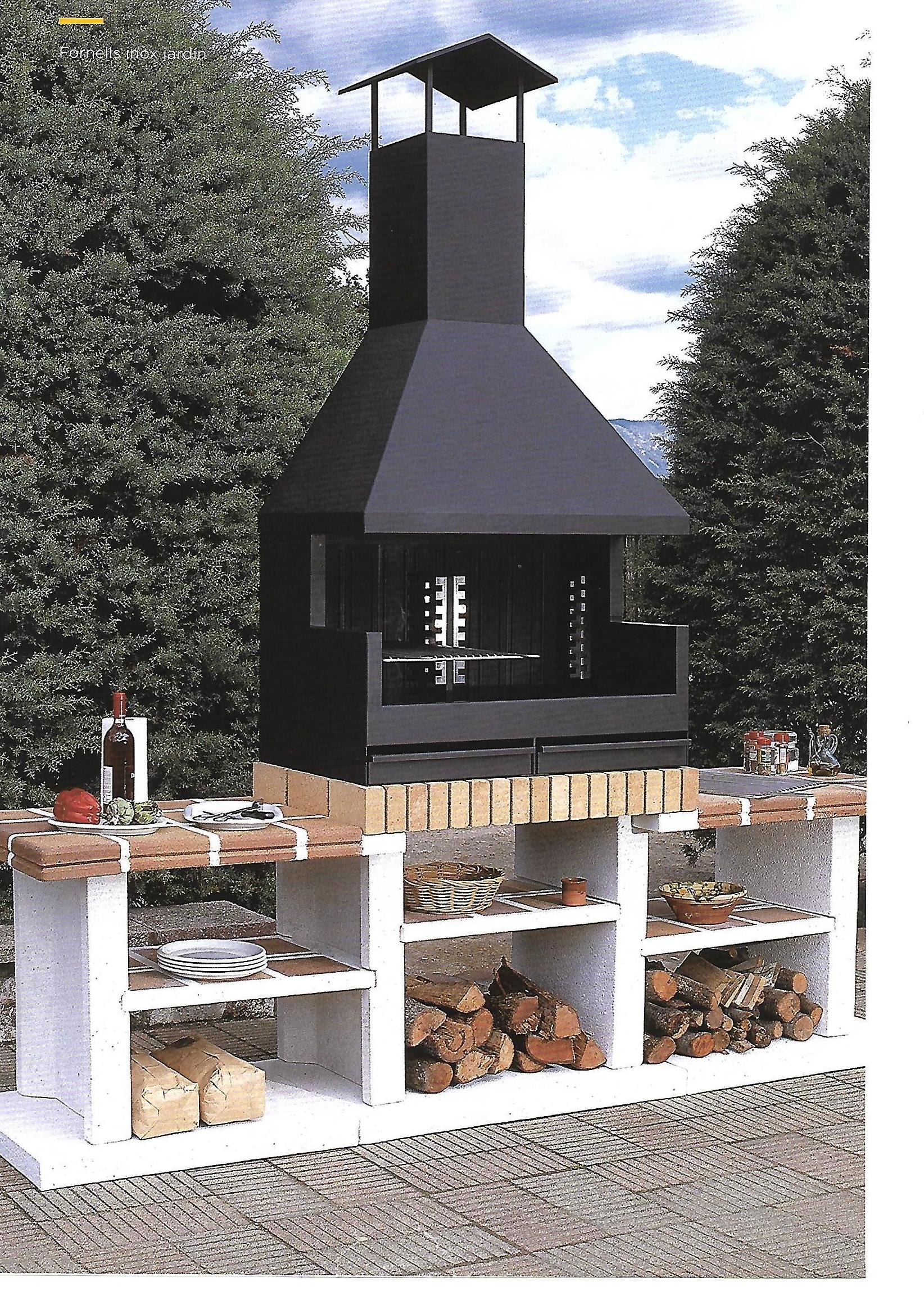 BARBACOA MOD. FORNELLS INOX JARDIN: Catálogo de Chimeneas Mado BARBACOA MOD. FORNELLS INOX JARDIN: Catálogo de Chimeneas Mado
