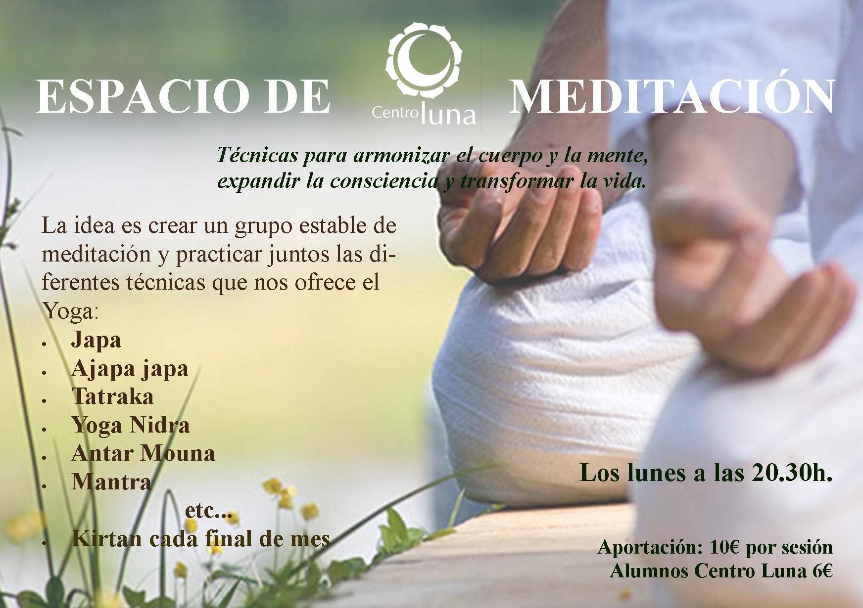 Meditació: Què fem de Centro Luna Meditació: Què fem de Centro Luna