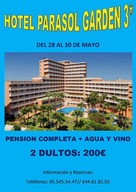 Hotel Parasol Garden 3*: Ofertas de Viajes Global Sur Hotel Parasol Garden 3*: Ofertas de Viajes Global Sur