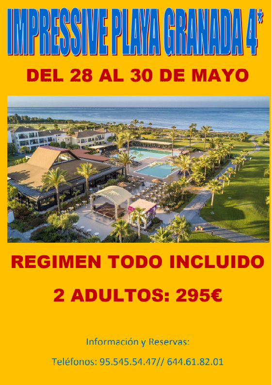 Impressive playa Granada 4*: Ofertas de Viajes Global Sur Impressive playa Granada 4*: Ofertas de Viajes Global Sur