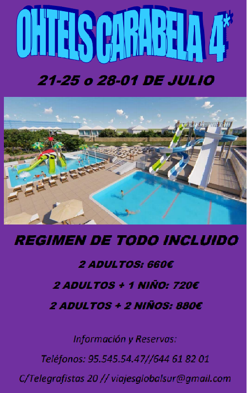Ohtels Carabela 4*: Ofertas de Viajes Global Sur Ohtels Carabela 4*: Ofertas de Viajes Global Sur