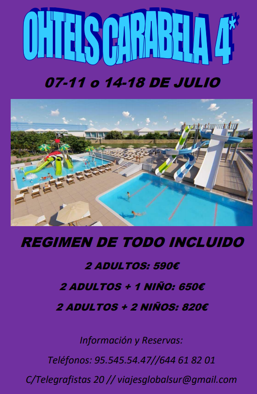 Ohtels Carabela 4*: Ofertas de Viajes Global Sur Ohtels Carabela 4*: Ofertas de Viajes Global Sur