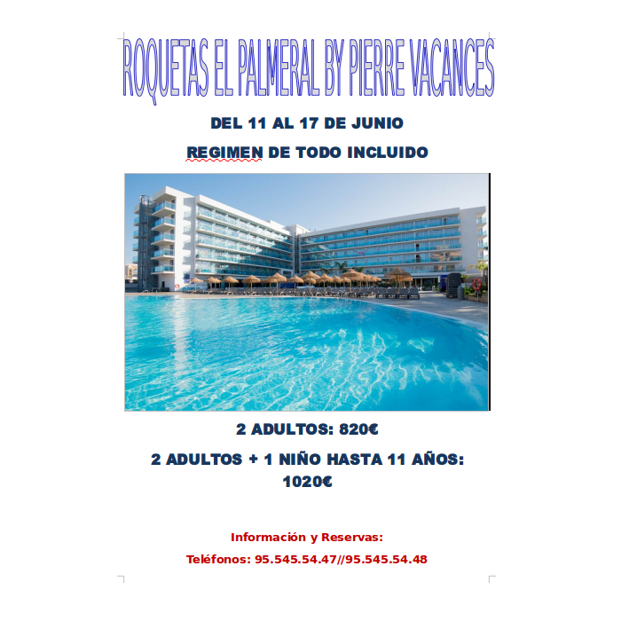 Roquetas El Palmeral By Pierre Vacances: Ofertas de Viajes Global Sur Roquetas El Palmeral By Pierre Vacances: Ofertas de Viajes Global Sur