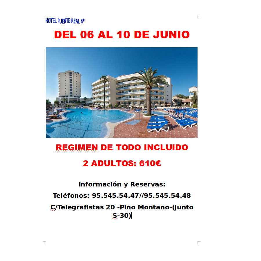 Hotel Puente Real 4*: Ofertas de Viajes Global Sur Hotel Puente Real 4*: Ofertas de Viajes Global Sur
