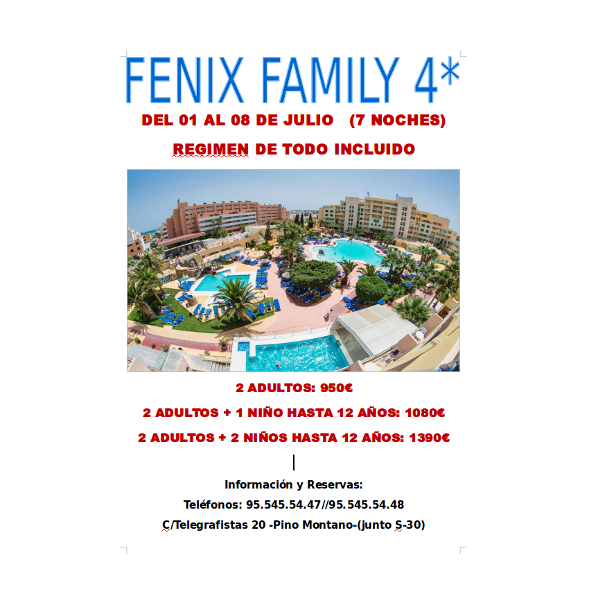 Fenix Family 5*: Ofertas de Viajes Global Sur Fenix Family 5*: Ofertas de Viajes Global Sur