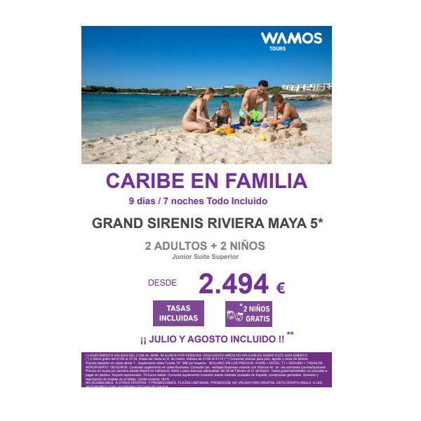 Caribe en familia Riviera Maya: Ofertas de Viajes Global Sur Caribe en familia Riviera Maya: Ofertas de Viajes Global Sur