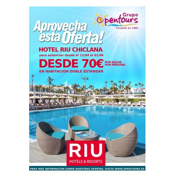 Oferta Hotel Riu Chiclana: Ofertas de Viajes Global Sur Oferta Hotel Riu Chiclana: Ofertas de Viajes Global Sur