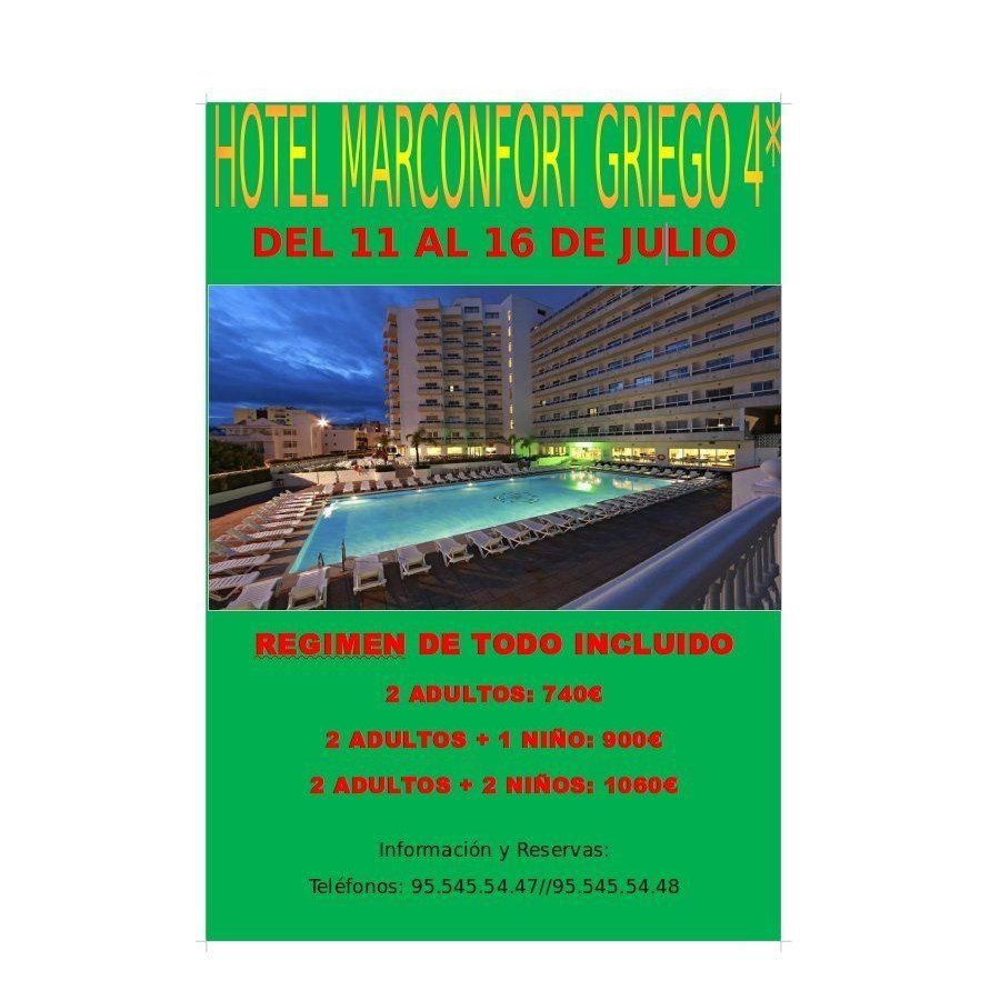 Oferta Marconfort - Griego: Ofertas de Viajes Global Sur Oferta Marconfort - Griego: Ofertas de Viajes Global Sur