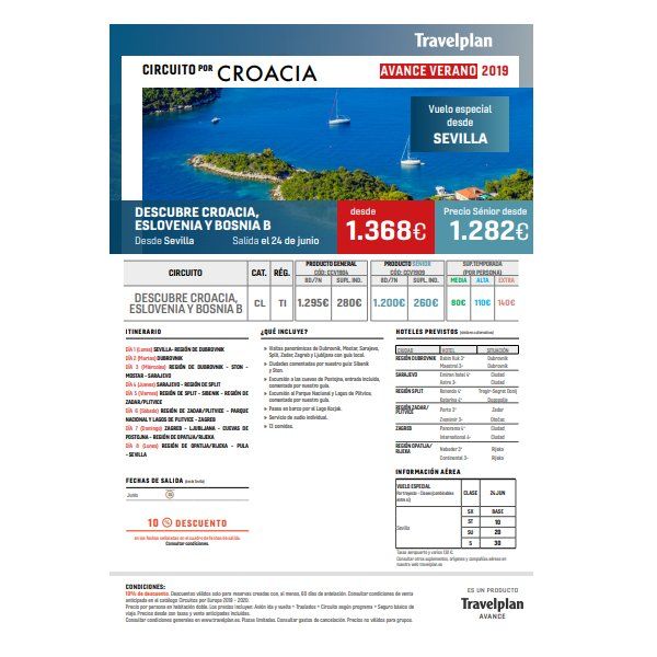 Verano 2019 Circuito por Croacia: Ofertas de Viajes Global Sur Verano 2019 Circuito por Croacia: Ofertas de Viajes Global Sur
