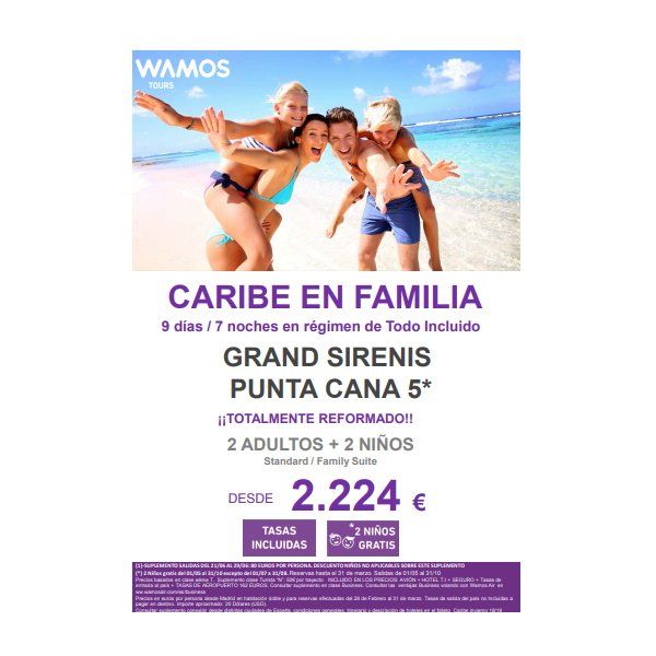 Caribe en familia Punta Cana: Ofertas de Viajes Global Sur Caribe en familia Punta Cana: Ofertas de Viajes Global Sur