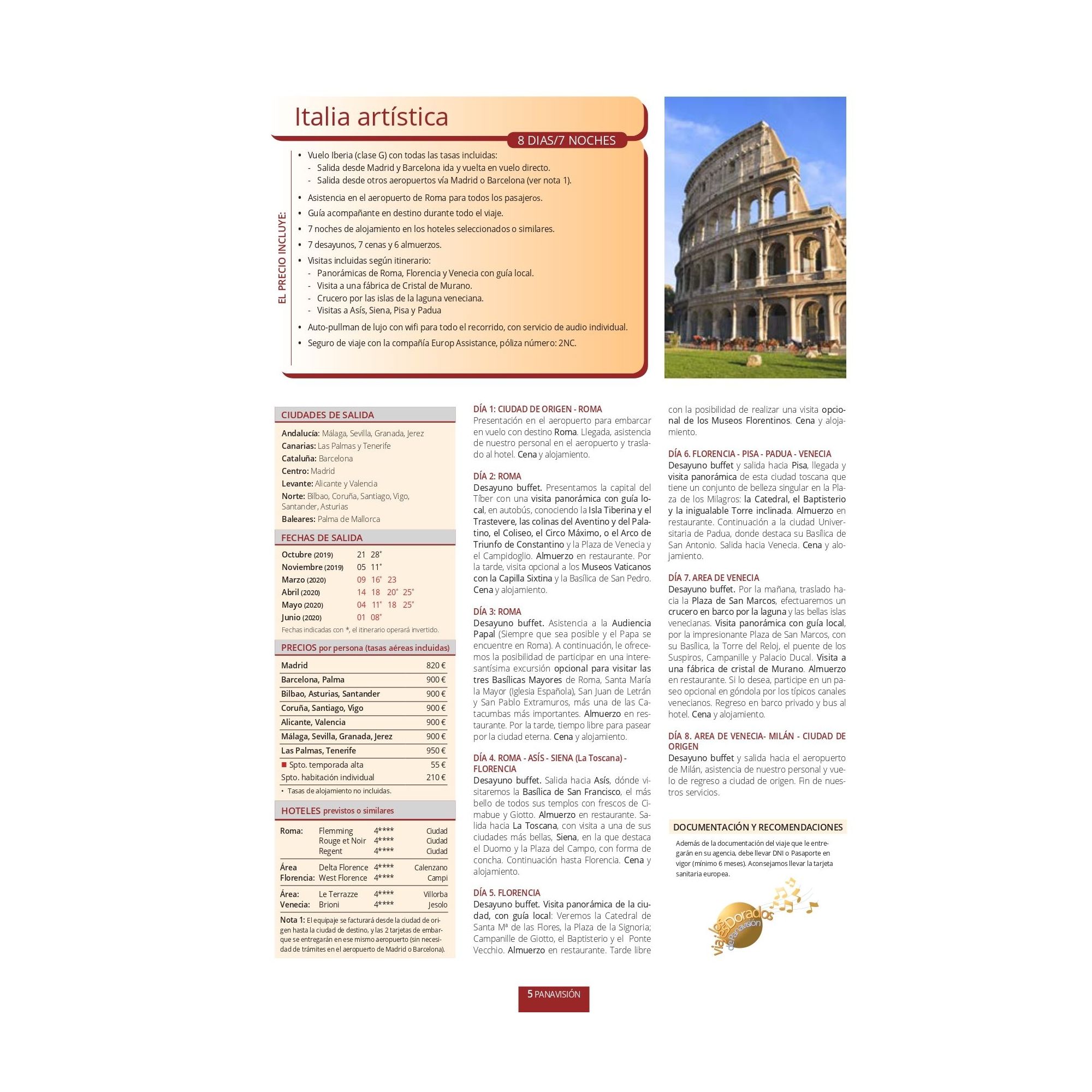 Italia: Ofertas de Viajes Global Sur Italia: Ofertas de Viajes Global Sur