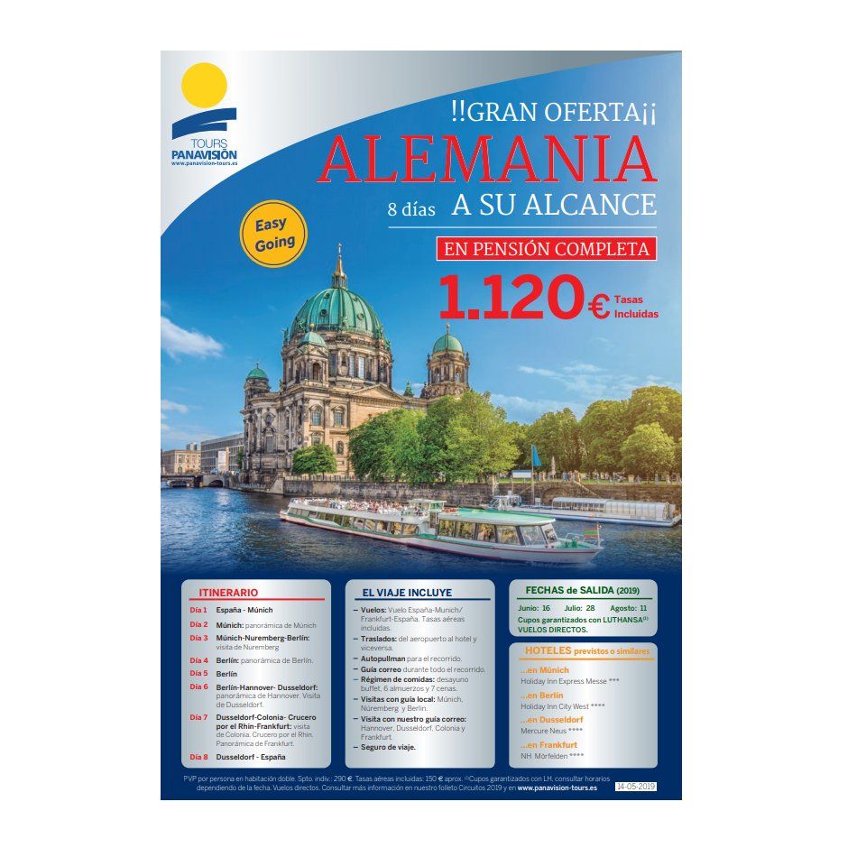 Gran oferta Alemania: Ofertas de Viajes Global Sur Gran oferta Alemania: Ofertas de Viajes Global Sur