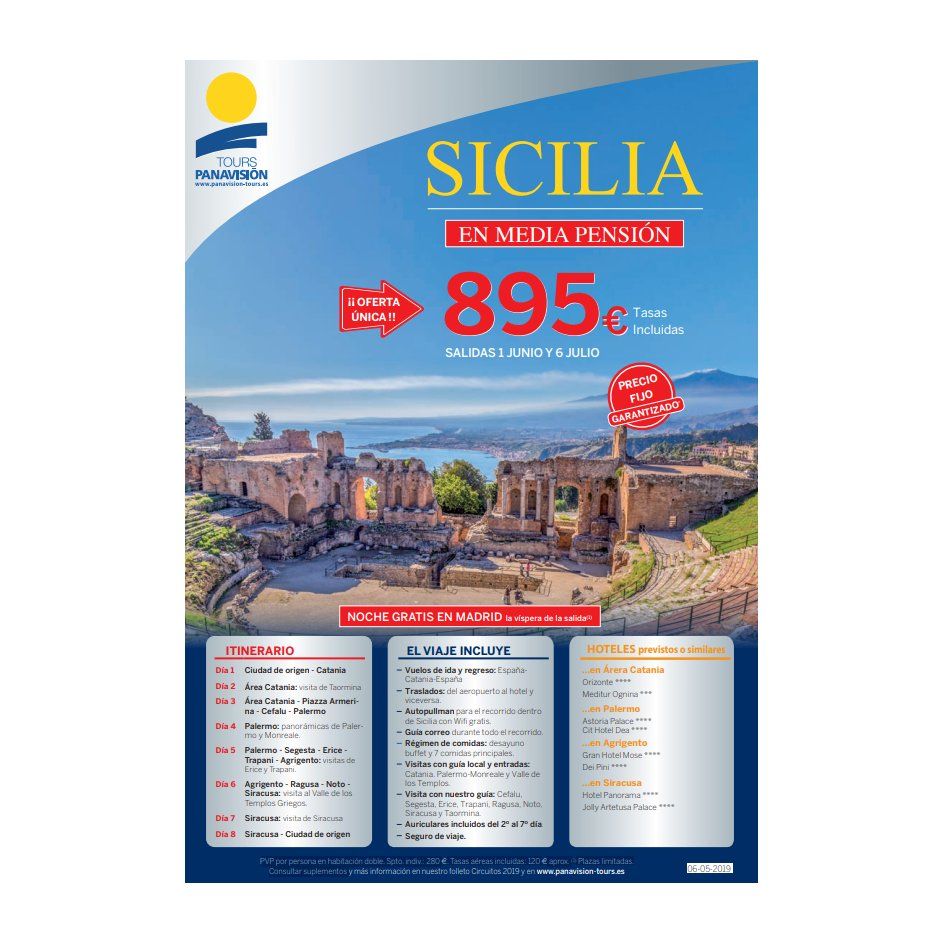 Oferta Sicilia: Ofertas de Viajes Global Sur Oferta Sicilia: Ofertas de Viajes Global Sur