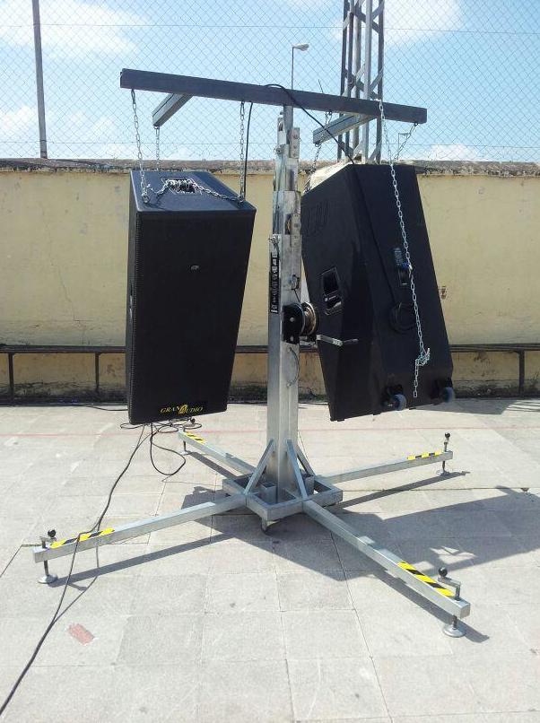 Escenario y estructuras: Servicios de GranAudio Escenario y estructuras: Servicios de GranAudio