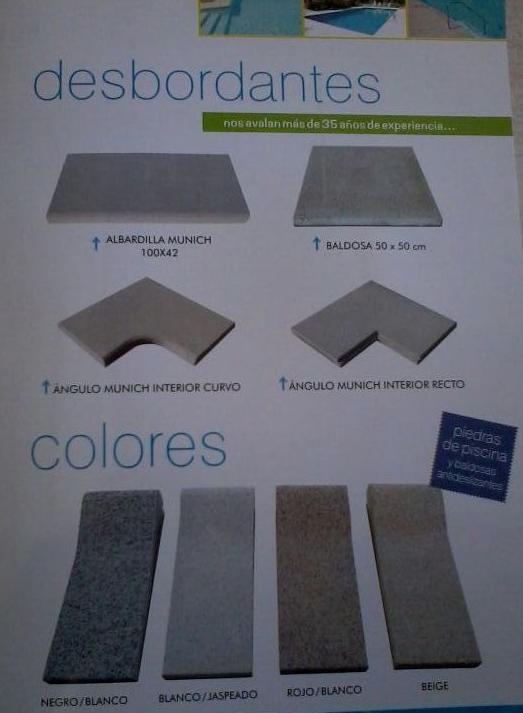 Desbordantes : Productos y Servicios de Bordes de Piscinas J. Antonio Alonso Desbordantes : Productos y Servicios de Bordes de Piscinas J. Antonio Alonso
