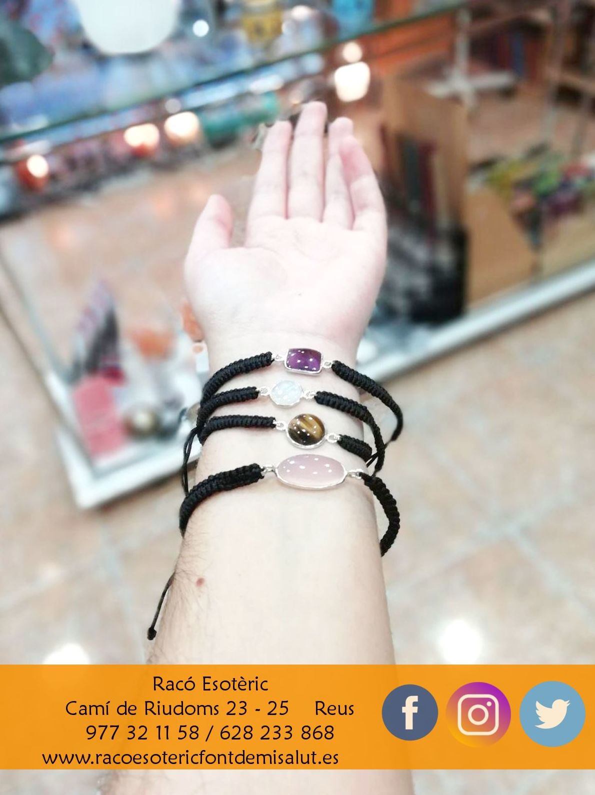 Pulseras regulables: Cursos y productos de Racó Esoteric Font de mi Salut Pulseras regulables: Cursos y productos de Racó Esoteric Font de mi Salut